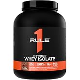 Rule 1 Proteins R1 Protein Whey Isolate, Milk Chocolate, 71 Servings | 25g of Protein from Whey Isolates and Hydrolysate isolates for Workout Recovery and anytime use