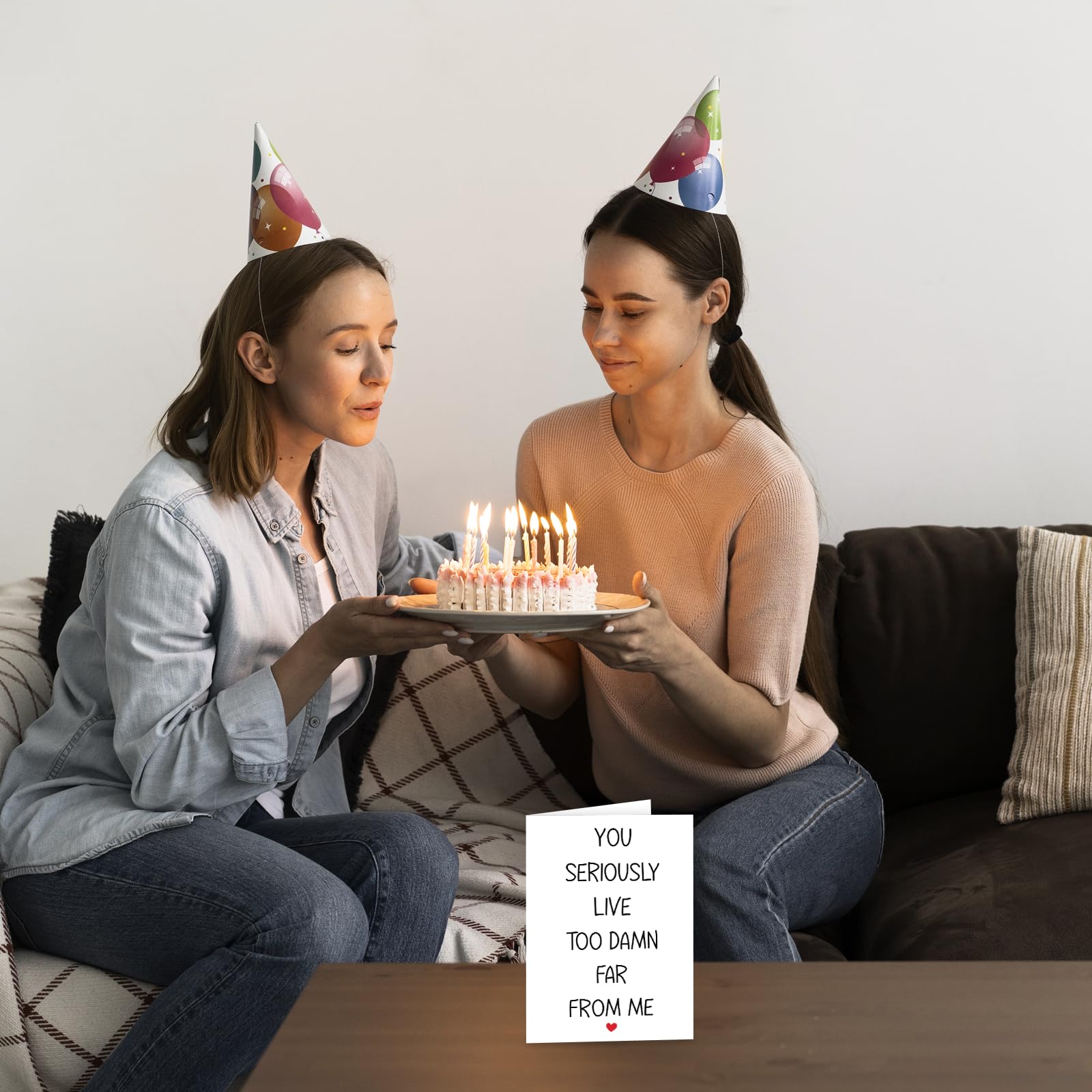 Mua Funny Long Distance Card, Friendship Card, Best Friend Card, Card ...