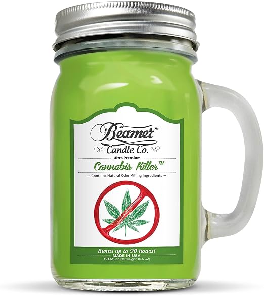 12Oz Smoke Killer (Removes Smoke Smell) Scented Beamer Candle Co. Ultra Premium Jar Candle. 90 Hr Burn Time. Usa Made (609728750916)