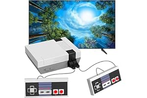 FALLMIST Retro Game Console – Classic Mini Retro Game System Built-in 620 Games and 2 Controllers,AV Output,Retro Plug and Play Video Games for TV