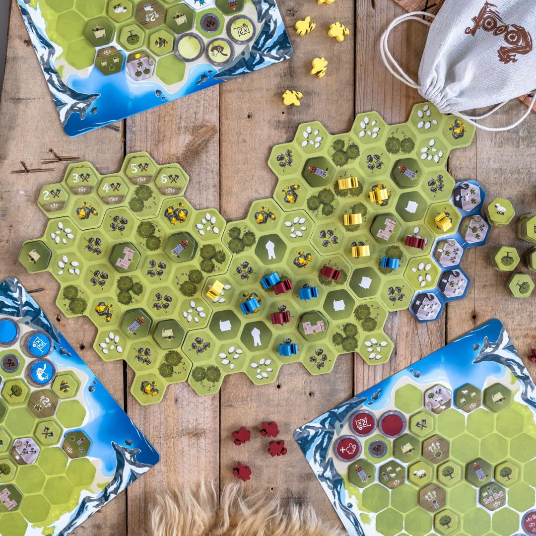 Looot - Pillage and Raid to Become Leader of The Vikings | Kenner Spiel Nominated for 2025 | Casual Strategy Board Game for Kids, Teens, & Adults | Ages 10+ | 2 to 4 Players | 45 Minutes