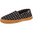 Acorn Men's Slippers with Memory Foam Insole Suede Sidewall and Rubber Outsole