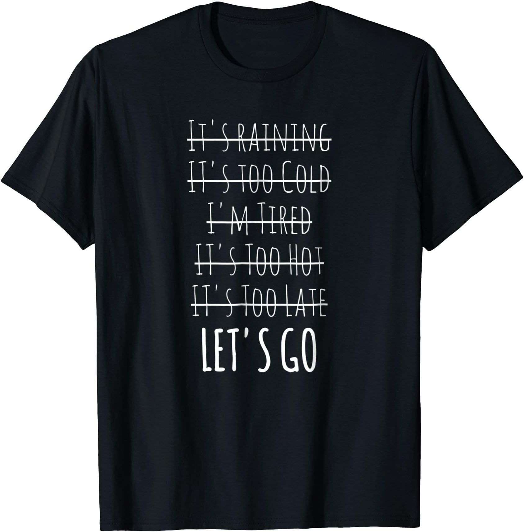 Sport Fitness Motivation Top Oberteil KeineFitness sports motivation top no excuses T-Shirt