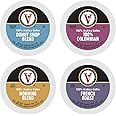 Donut Shop, Morning Blend, 100% Colombian, and French Roast Variety Pack for K-Cup Keurig 2.0 Brewers, 42 Count, Victor Allen