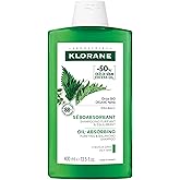 Klorane, Oil Absorbing Shampoo with Organic Nettle for Oily Hair and Scalp, Helps Absorb Excess Oil , Natural, 400ml