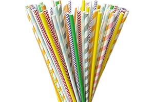 YYBD 200Pcs Cotton Candy Cones 13.8 Inch Cute Candy Holder Sticks Cute Random Colors Paper Straw Cones Bulk for Parties and E