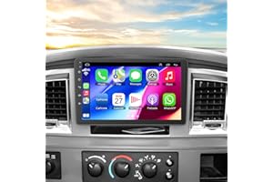 B4U 4GB RAM + 64GB ROM Android Car Radio for Dodge Ram 1500/2500/3500 2006 2007 2008, for Dodge Durango 2005 2006 2007 2008, – 9" Touchscreen with Wireless Carplay & Android Auto & Bluetooth