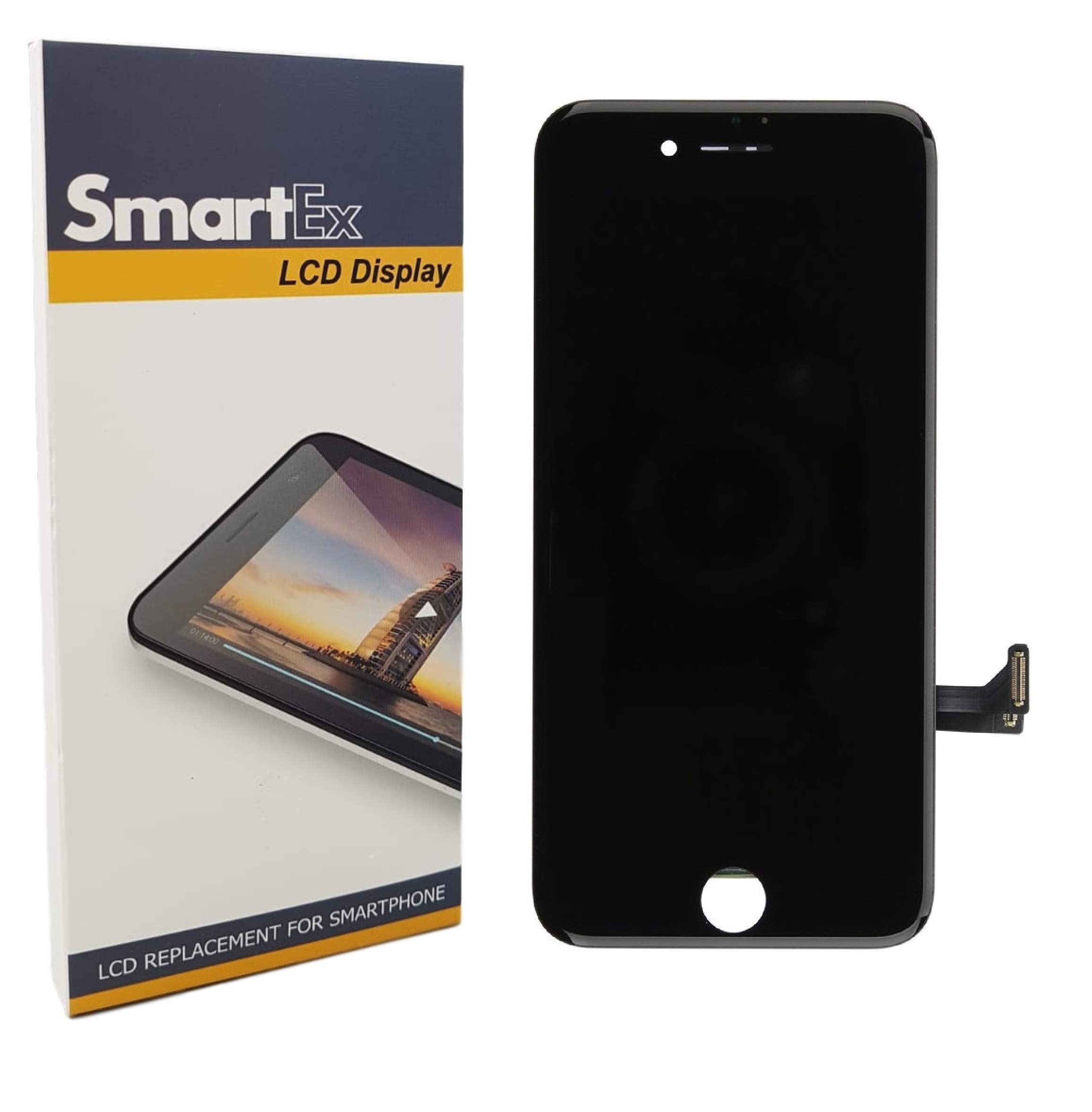 Smartex NEW LCD Display Black compatible with iPhone 7 / Retina Display LCD and Glass Touch Screen