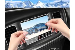DSDFGH for 2011-2023 Dodge Charger Screen Protector 8.4 Inch Touchscreen Charger Scat Pack Screen Protector Uconnect 7TH Gen Sedan SRT Hellcat 392 GT Daytona HD Tempered Glass Anti-Scratch
