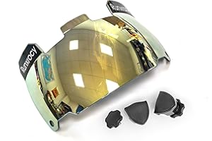 Runxrocy Football Visor for Helmet Football Visor Eye Shield Universal Fit Outdoor Sports Protective Eye Shield for Helmet Include with Visor Clips