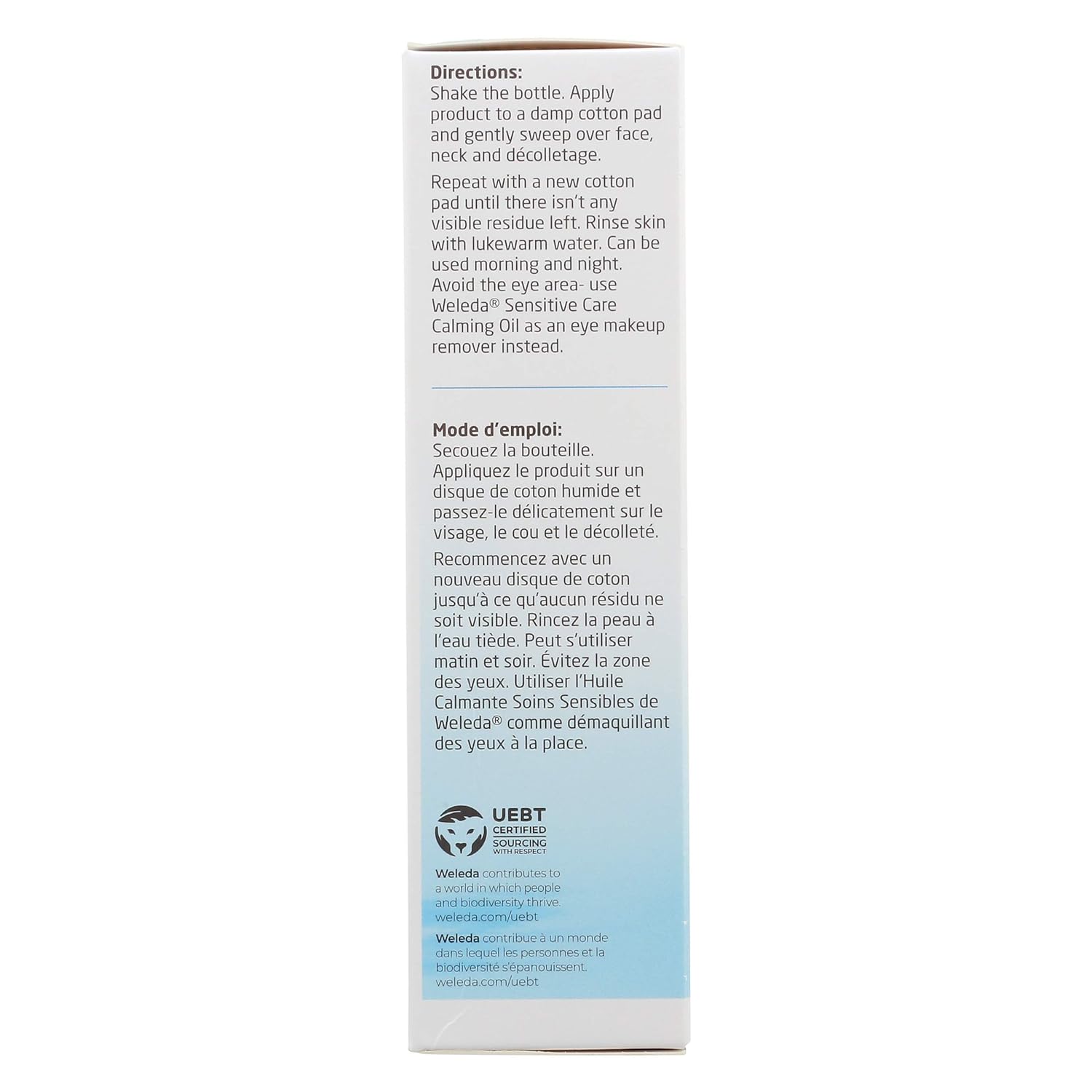 weleda makeup remover