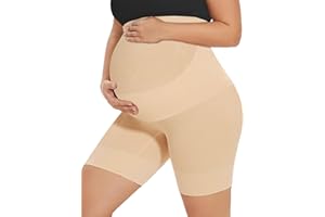 KIM S Shape Your Bump Seamless Maternity Shapewear for Dress, Pregnancy Postpartum Prevent Chafing Support-Underwear