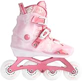 Tuosamtin Inline Skates for Women Adult Outdoor Indoor Roller Skates with Adjustable Sizing