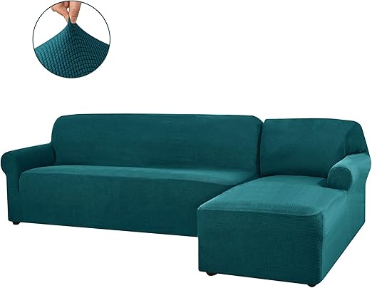Amazon Com Chun Yi 2 Pieces L Shaped Right Chaise Sofa Slipcovers