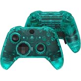 eXtremeRate Full Set Shell Buttons for Xbox One Elite Series 2 Controller, Emerald Green Replacement Faceplate Back Plate Bottom Shell with Buttons for Xbox Elite Series 2 Core Controller - Model 1797