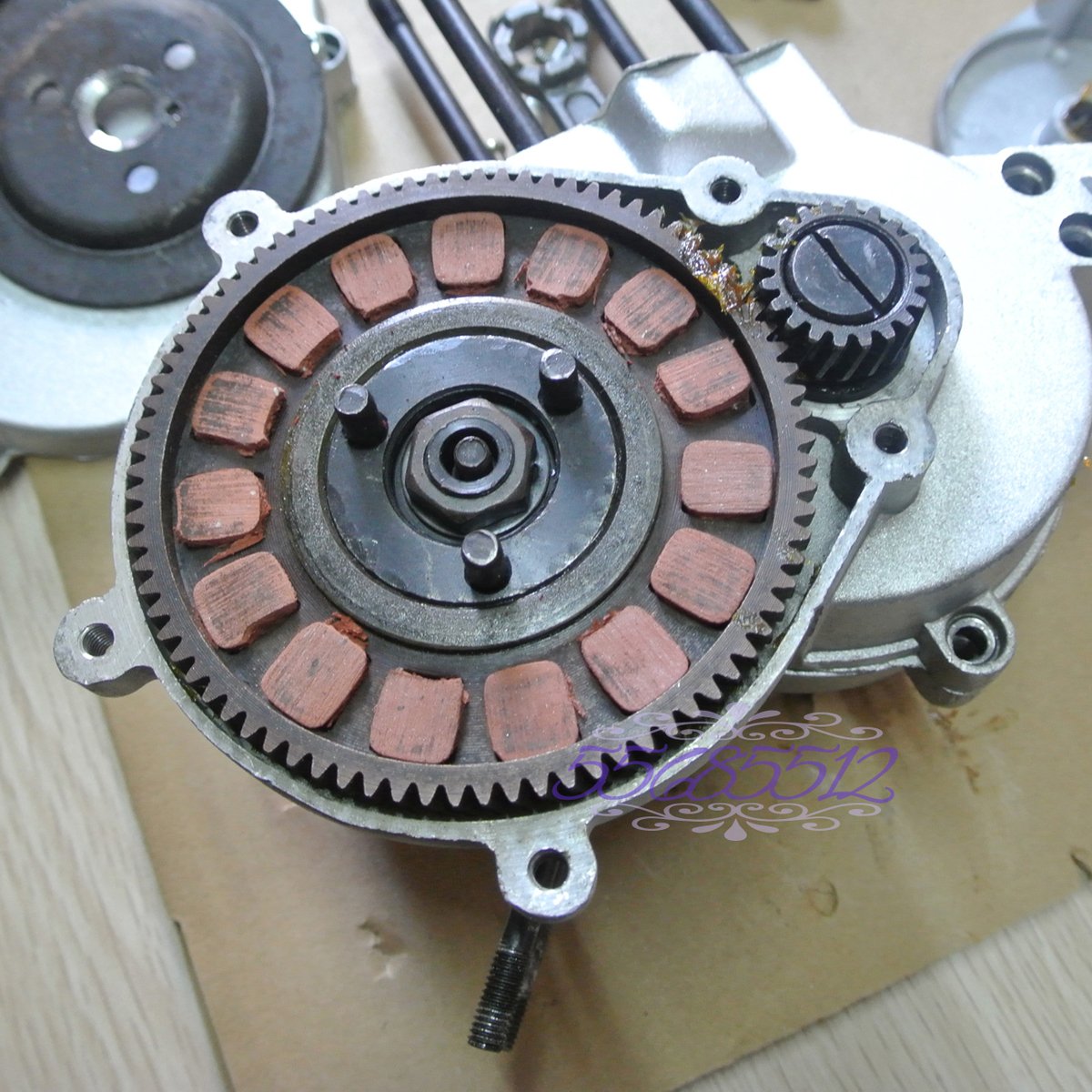 JRL 49cc 80cc Motorized Bicycle Engine Clutch Pads Square Shape 15 Pcs