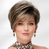 Paula Young Penny WhisperLite Wig Modern Crop-Style Wig with | Asymmetrical Fringe and Flawless Layers