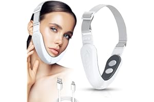 CCDobbs Double Chin Eliminator, Electric V-Face Double Chin Reducer Machine for Women - 6 Modes, 12 Intensity Levels - Lift, Firm, and Tighten Saggy Skin - Suitable for Various Facial Problems