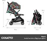 Cosatto Woosh 4 Pushchair Lightweight Stroller Birth to 25kg Midnight Jungle view 3