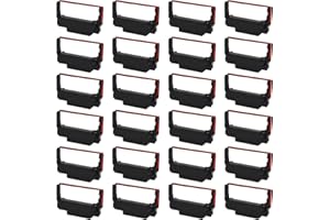 LinkDocs ERC30 Replacement for ERC-30/34/38 B/R Ribbons Compatible with Epson TM-U220 M188B ERC30 ERC34 ERC38 NK506 Printer (