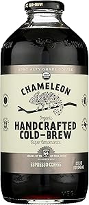 Chameleon Cold Brew Organic Espresso Cold Brew Coffee, 32 FZ