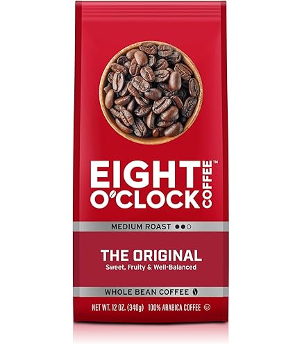 Amazon.com : Eight Os- Clocks Medium Roast Whole Bean Coffee, 40