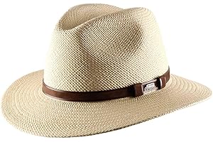 Classic Italy Panama Brisa Belt Fedora Hat
