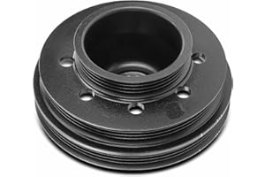 A-Premium Engine Harmonic Balancer Crankshaft Pulley Compatible with Honda Civic 1992-1995, Civic del Sol 1993-1995, SOHC, L4