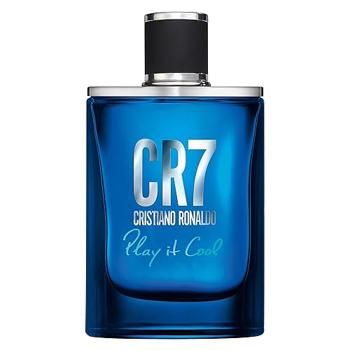 Cristiano Ronaldo CR7 Play It Cool - Blends Bright Citruses And Aromatic Fougere Notes - Fresh, Invigorating And Sensual - Light Enough For Everyday Wear - Masculine Fragrance - 1.7 Oz EDT Spray