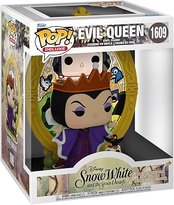 Pop! Deluxe: Villains - Evil Queen - (Glass) - Disney Villains - Les Méchants de Disney - Figurine en Vinyle à Collectionner - Idée de Cadeau