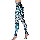 Comfy Yoga Boho Printed Leggings for Women | High Waist Soft Stretchy Lightweight Casual Leggings | Unique Artistic Designs