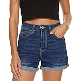 VIPONES Jean Shorts Womens High Waisted Stretch Summer Shorts for Women Trendy 2026 Outfits Casual Frayed Denim Shorts
