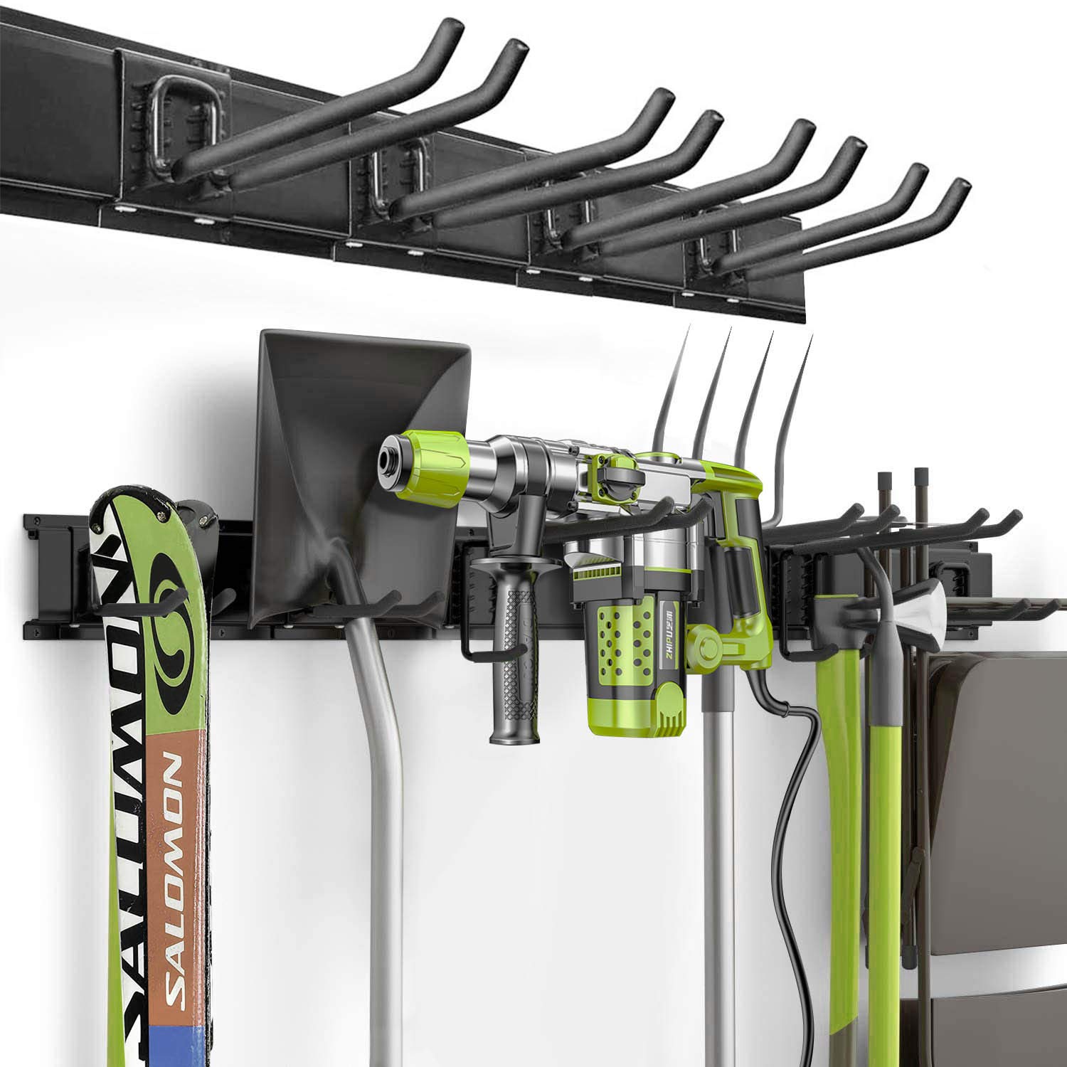 Buy Heavy Duty Garage Storage Wall Rack, Garage Tool Organizer Hanger