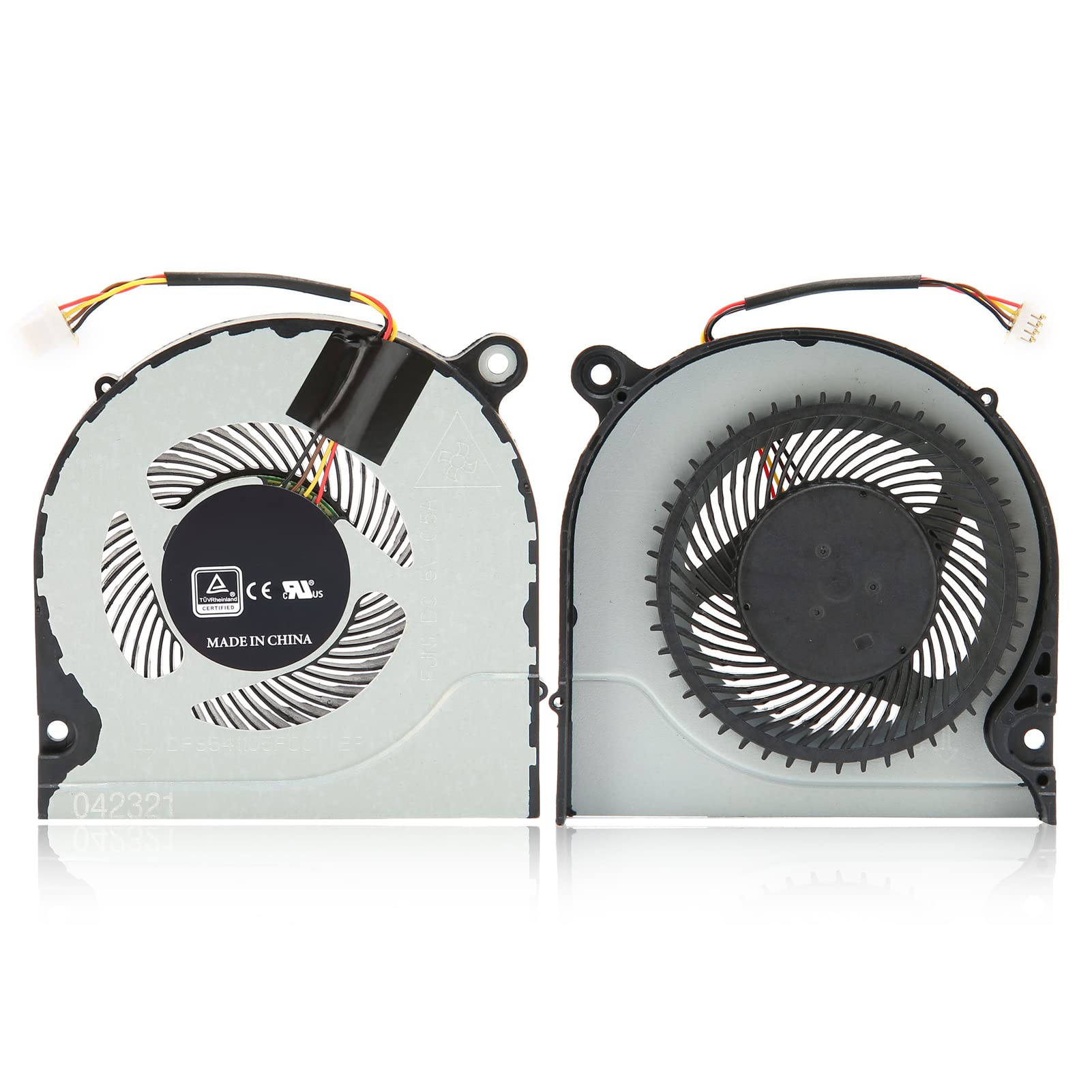 CPU Cooling Fan, 4Pin Case Fan Replacement, Laptop Cooler Computer Cooling Fan Radiator for Acer Helios 300/g3-571/g3-572/ph315-51