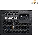 Tecnoware FTX 300W PC Power Supply 8cm Fan 3x SATA 24Pin 4+4 Pin Molex view 5