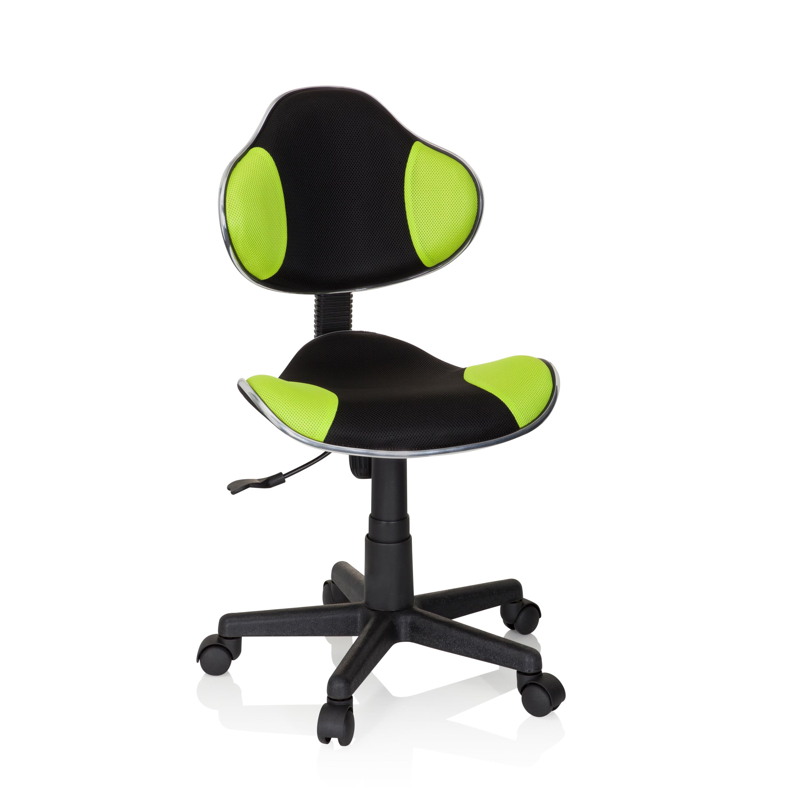 hjh OFFICE 634130 childrens desk chair KIDDY GTI-2 fabric black/green ergonomic swivel chair for kids