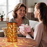 TickTime Dragonfly Solar Lantern Garden Light Copper Outdoor 3.9in view 2