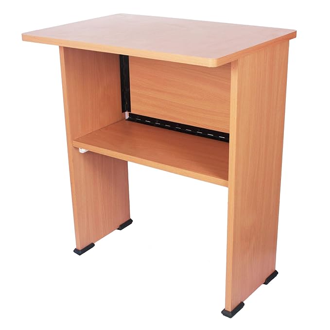 Ebee Store Multipurpose Table (Matt Finish, Beige)