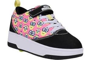 HEELYS Unisex-Child Pop Pro Blk/Pink/Yllw Wheeled Heel Shoe