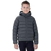 SOLOCOTE Kids Winter Puffer Jacket - Lightweight Packable Quilt Water-Resistant Hooded Jackets for Girls and Boys