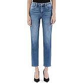 VERVET Jeans Women's Comfort Stretch High Rise Slim Straight Jeans