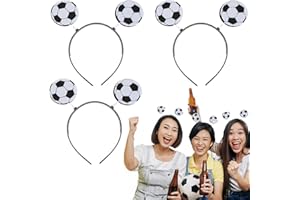 jojofuny 3pcs Cheer Up Headband Football Soccer Game Hairbands – World Football Game Sports Event Support, Comfortable Non-Wo