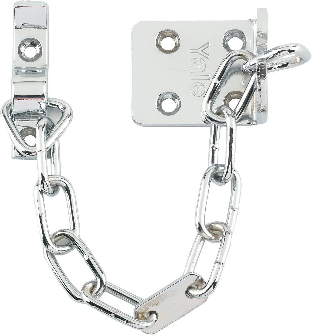 Yale V-WS6-CH TS003 Door Chain 13.5 cm Chrome High Security Visipacked
