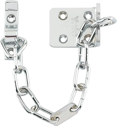 Yale V-WS6-CH TS003 Door Chain 13.5 cm Chrome High Security Visipacked