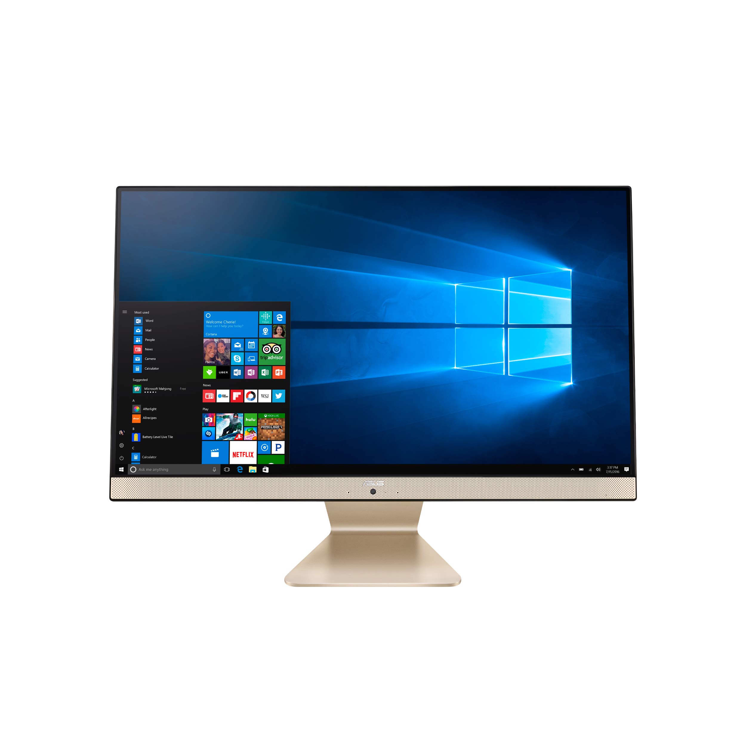ASUS AiO AllinOne Desktop PC, 23.8” FHD Antiglare Display, Intel