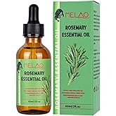 Hobaca Organics Rosemary Mint Scalp & Hair Strengthening Oil for All Hair Types, 2 Ounce (2 FL Rosemary Mint Oil)
