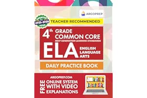 4th Grade Common Core ELA (English Language Arts): Daily Practice Workbook | 300+ Practice Questions and Video Explanations | Common Core State ... Standards Aligned (NGSS) ELA Workbooks)