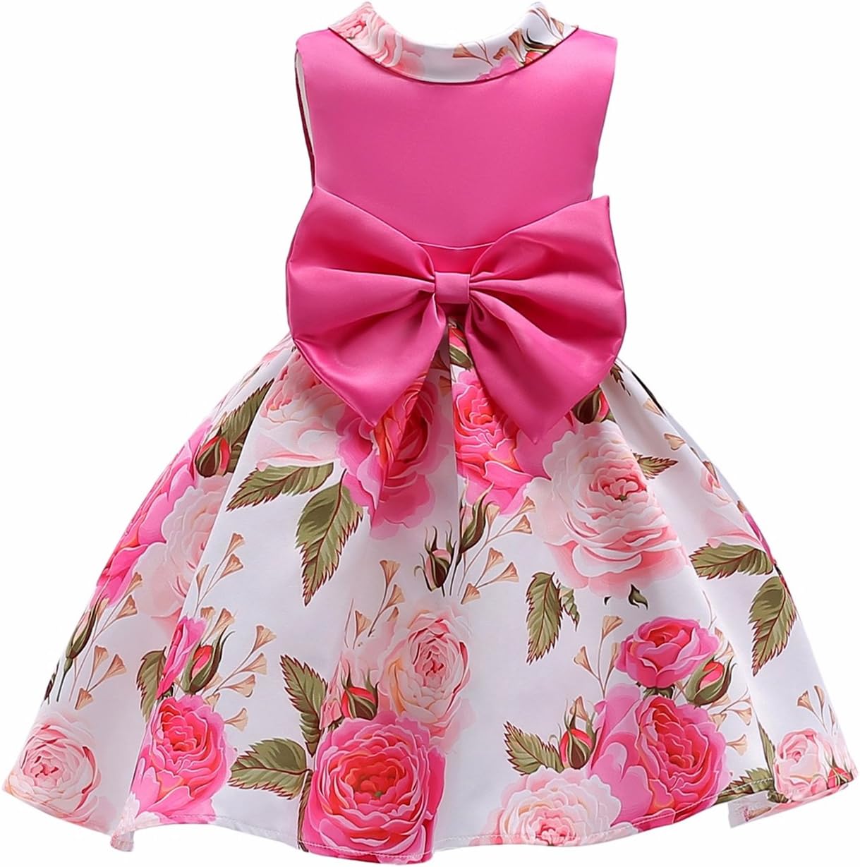 AnKoee Kids Girl Princess Swing Party Dress, for 2-11 Years Old Girls Lovely Formal Pageant Holiday Wedding Bridesmaid Flower Lace Dress