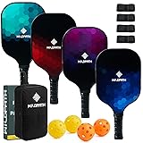 Pickleball Paddles Set of 2 or 4, Pickle Ball
