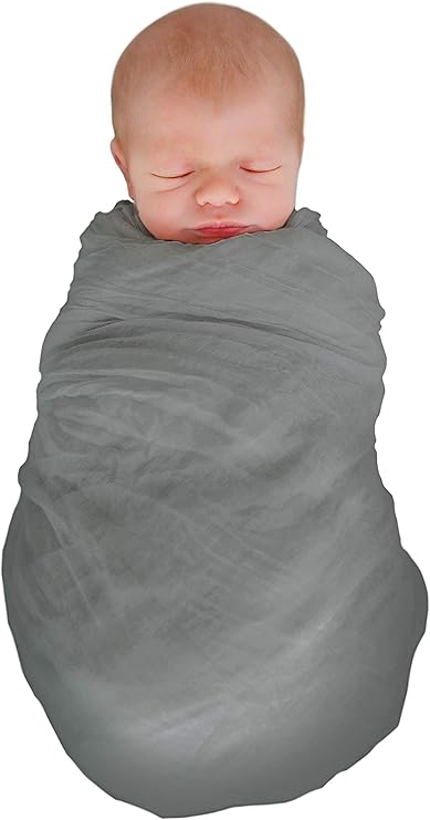 grey swaddle blanket